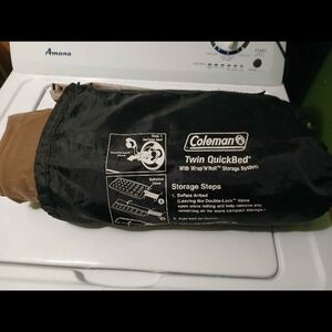 Coleman Black and Brown Twin QuickBed